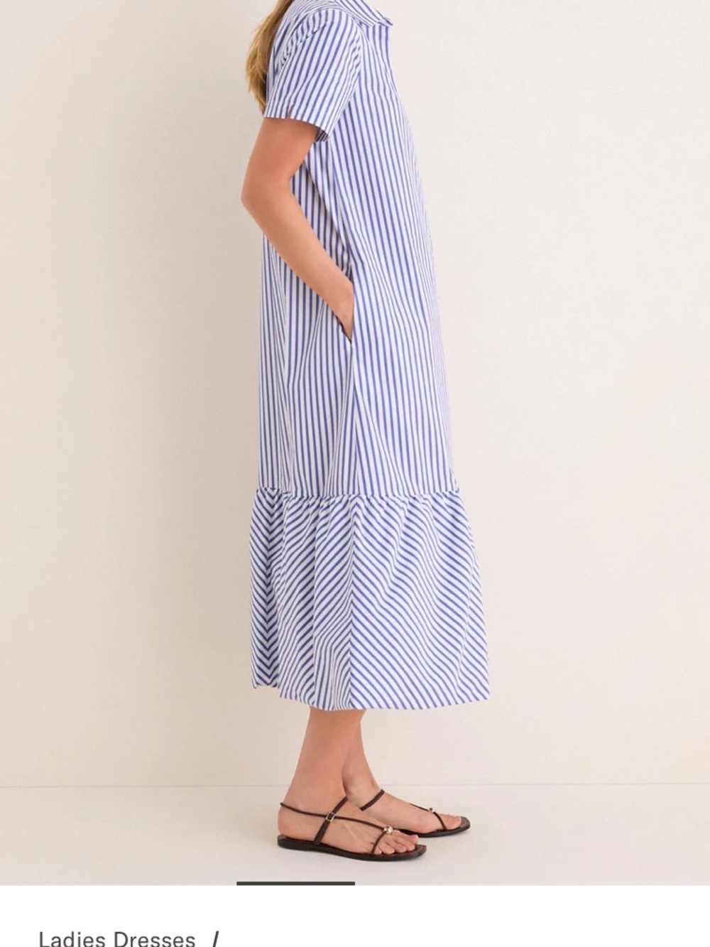 Tuckernuck Blue and White striped Dress - XS NWT - Picture 5 of 8